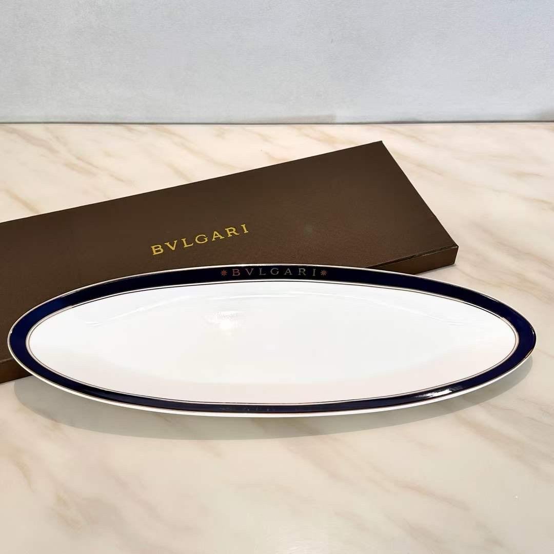 BVLGARI oval fish serving tray