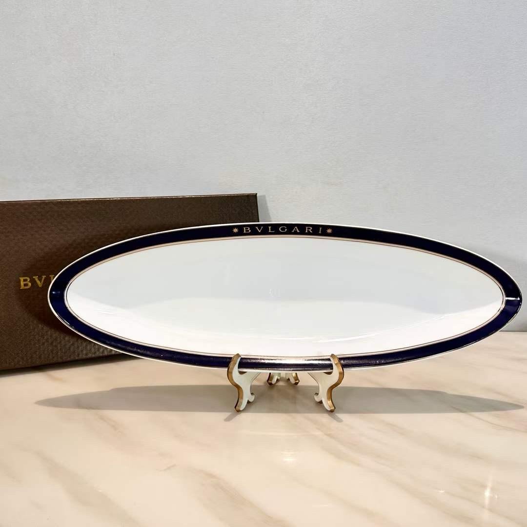 BVLGARI oval fish serving tray