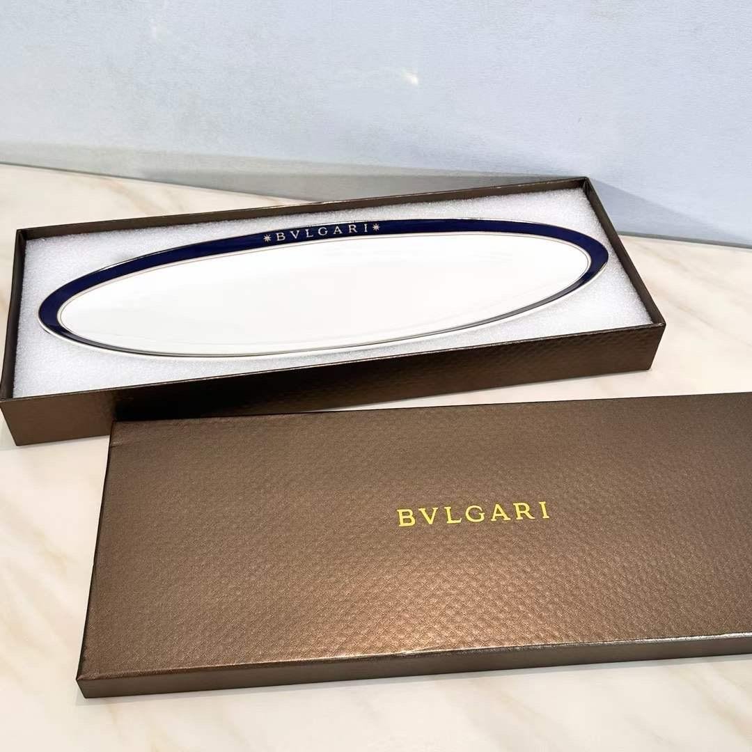 BVLGARI oval fish serving tray