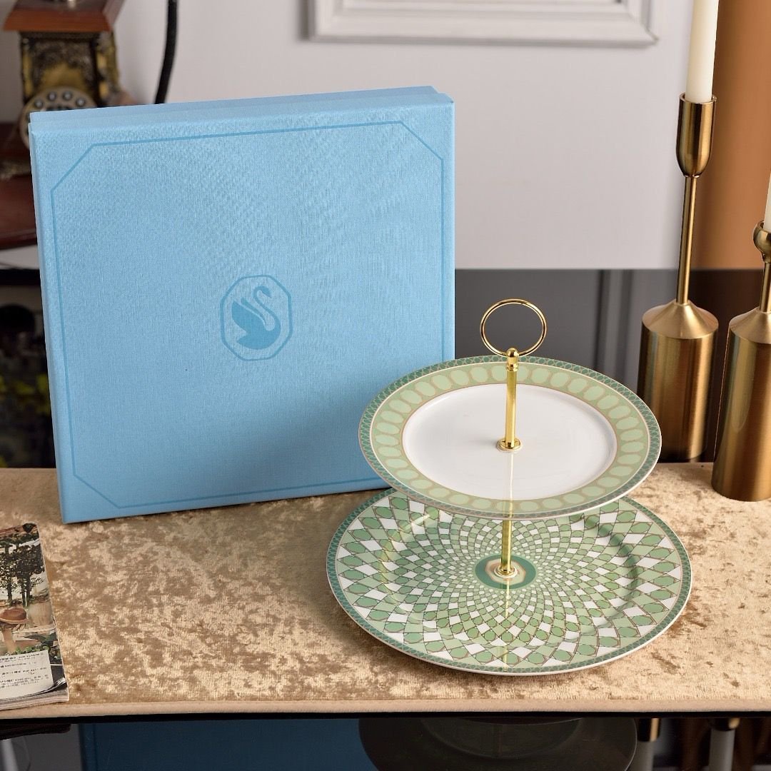 Swarovski sweets stand of two tires,  available with many colors