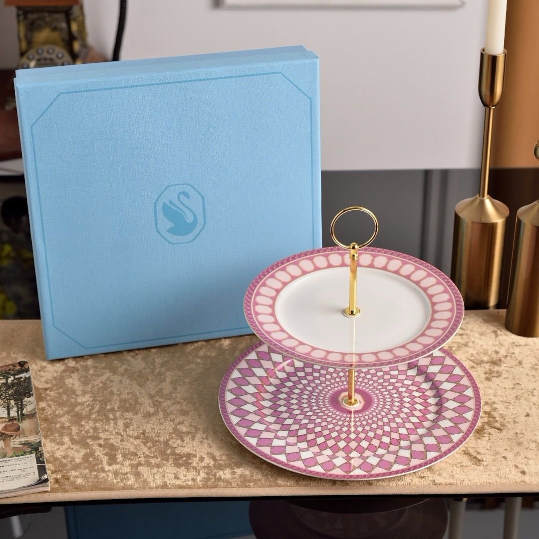 Swarovski sweets stand of two tires,  available with many colors