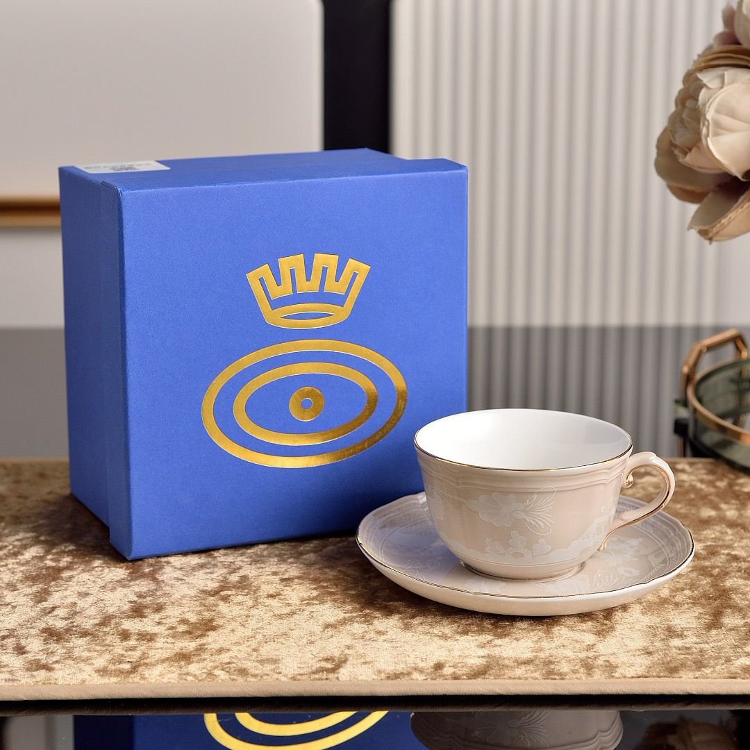 Ginori Single tea cup Dark Pink