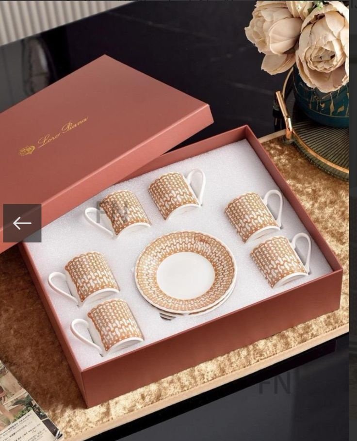 Loro Piana Turkish Coffee cups set of six