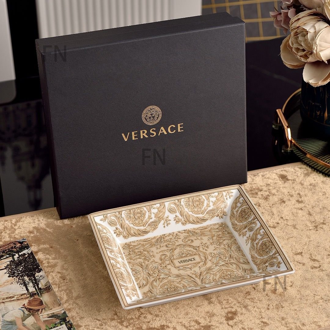 Versace Barocco Beige Serving Dish 15 cm
