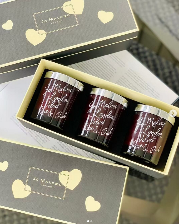 Jo Malone London Limited Edition Velvet Rose & Oud scented candles
