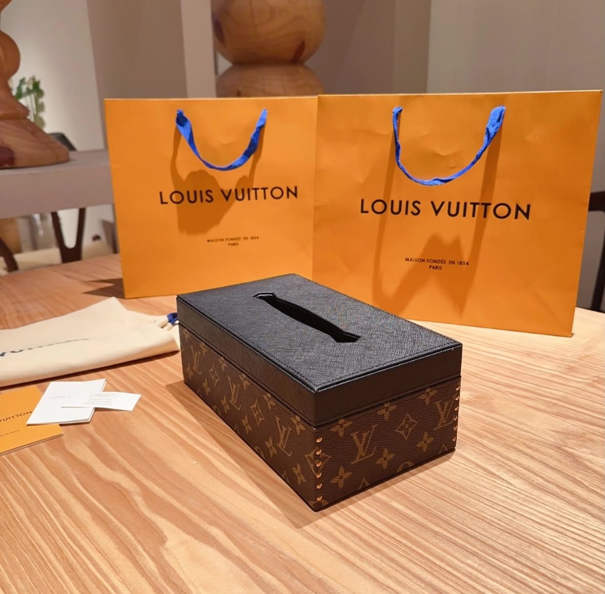 Louis Vuitton Madeleine Tissue Box